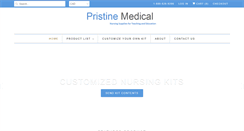 Desktop Screenshot of pristine-medical.com